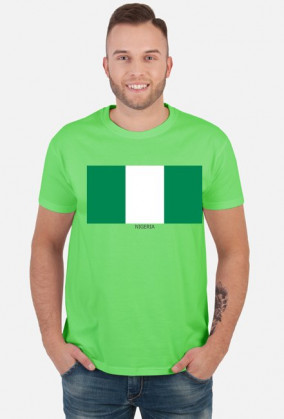 Koszulka z flagą Nigerii.