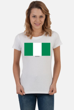 Koszulka z flagą Nigerii.