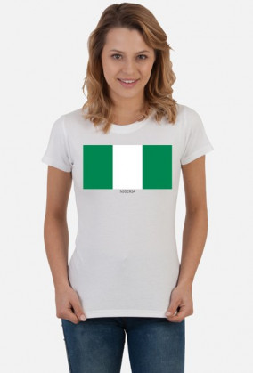 Koszulka z flagą Nigerii.