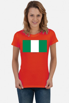 Koszulka z flagą Nigerii.
