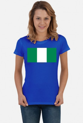 Koszulka z flagą Nigerii.