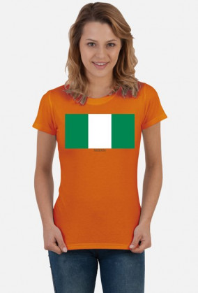 Koszulka z flagą Nigerii.