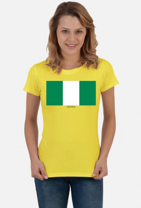 Koszulka z flagą Nigerii.