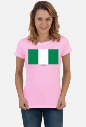 Koszulka z flagą Nigerii.