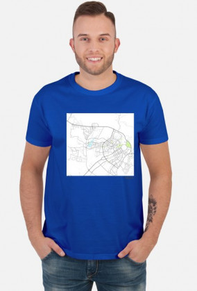 Koszulka z mapą Abudży.