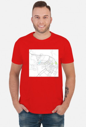 Koszulka z mapą Abudży.