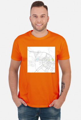 Koszulka z mapą Abudży.