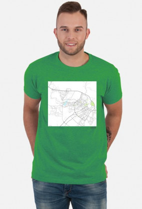 Koszulka z mapą Abudży.