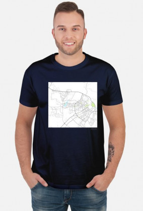 Koszulka z mapą Abudży.