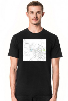 Koszulka z mapą Abudży.