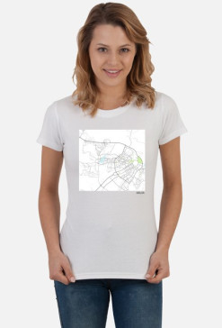 Koszulka z mapą Abudży.
