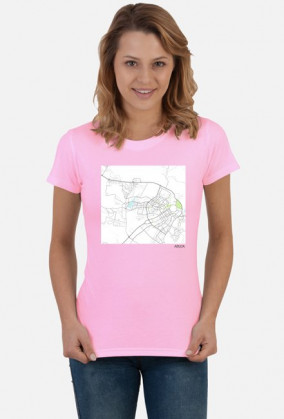 Koszulka z mapą Abudży.