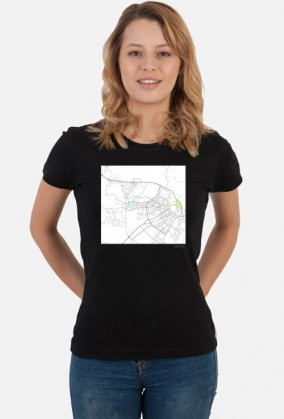 Koszulka z mapą Abudży.