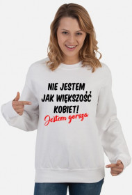 Nie jestem jak większość kobiet - bluza damska