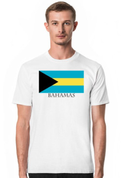 Koszulka z flagą Wysp Bahama.