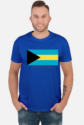 Koszulka z flagą Wysp Bahama.