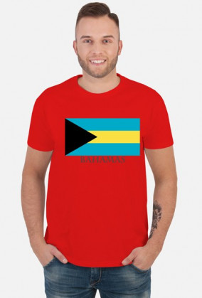 Koszulka z flagą Wysp Bahama.