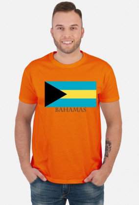 Koszulka z flagą Wysp Bahama.