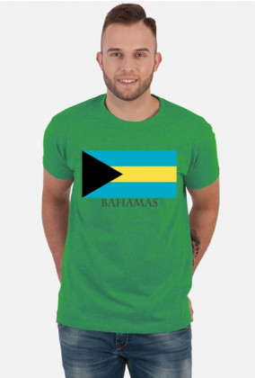 Koszulka z flagą Wysp Bahama.