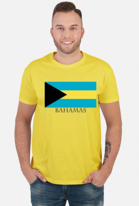 Koszulka z flagą Wysp Bahama.
