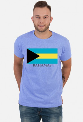 Koszulka z flagą Wysp Bahama.