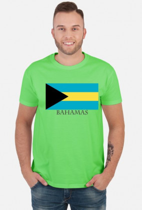Koszulka z flagą Wysp Bahama.