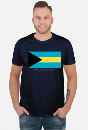 Koszulka z flagą Wysp Bahama.