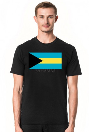 Koszulka z flagą Wysp Bahama.