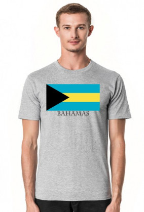 Koszulka z flagą Wysp Bahama.