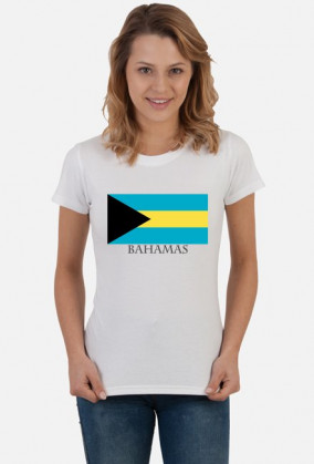Koszulka z flagą Wysp Bahama.