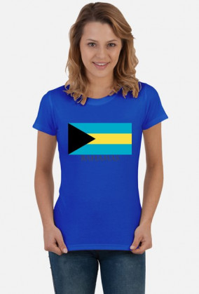 Koszulka z flagą Wysp Bahama.