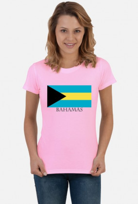 Koszulka z flagą Wysp Bahama.