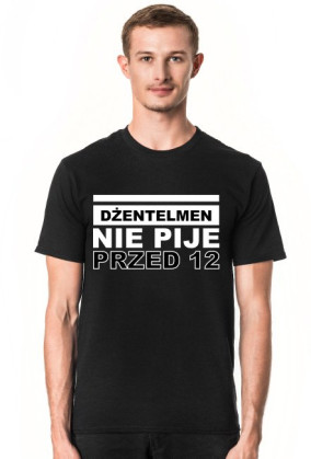 DŻENTELMEN BLACK KOSZULKA