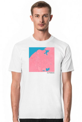 Koszulka z mapą Hawany.