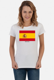 Koszulka z flagą Hiszpanii.