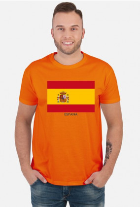 Koszulka z flagą Hiszpanii.