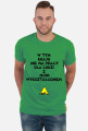 T-SHIRT MĘSKI ''W TYM KRAJU NIE MA PRACY DLA LUDZI Z MOIM WYKSZTAŁCENIEM'' IDEALNA NA PREZENT DLA MĘŻA!
