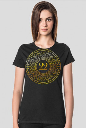 Koszulka damska - Wibracja 22 - Numerologia
