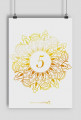 Plakat A2 - Wibracja 5 - Numerologia