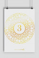 Plakat A2 - Wibracja 3 - Numerologia