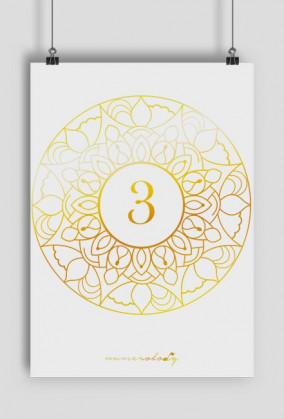 Plakat A2 - Wibracja 3 - Numerologia