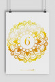 Plakat A2 - Wibracja 6 - Numerologia