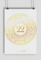 Plakat A2 - Wibracja 22 - Numerologia