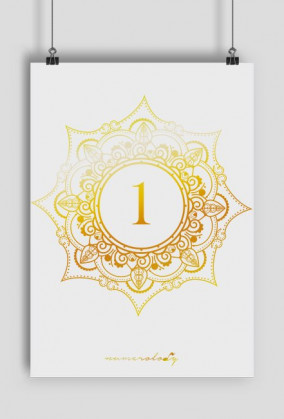 Plakat A2 - Wibracja 1 - Numerologia