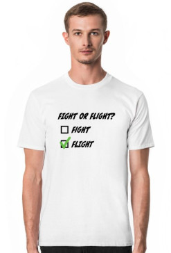 Koszulka męska, Fight or flight