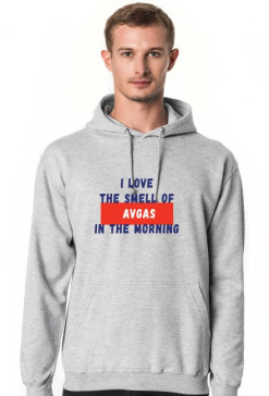 Bluza męska z kapturem, Smell of AVGAS