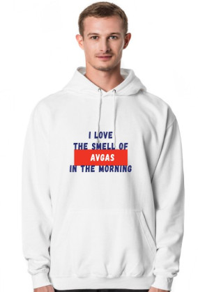 Bluza męska z kapturem, Smell of AVGAS