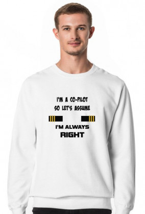 Bluza męska, I'm a co-pilot