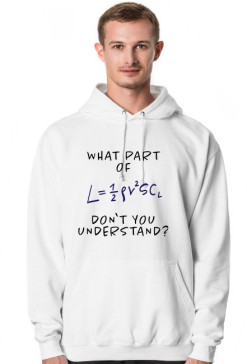 Bluza męska z kapturem, What part of