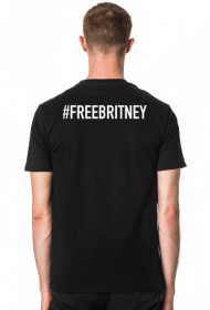 NEW COLLECTION - FREE BRITNEY - Britney Spears - koszulka czarna - unisex